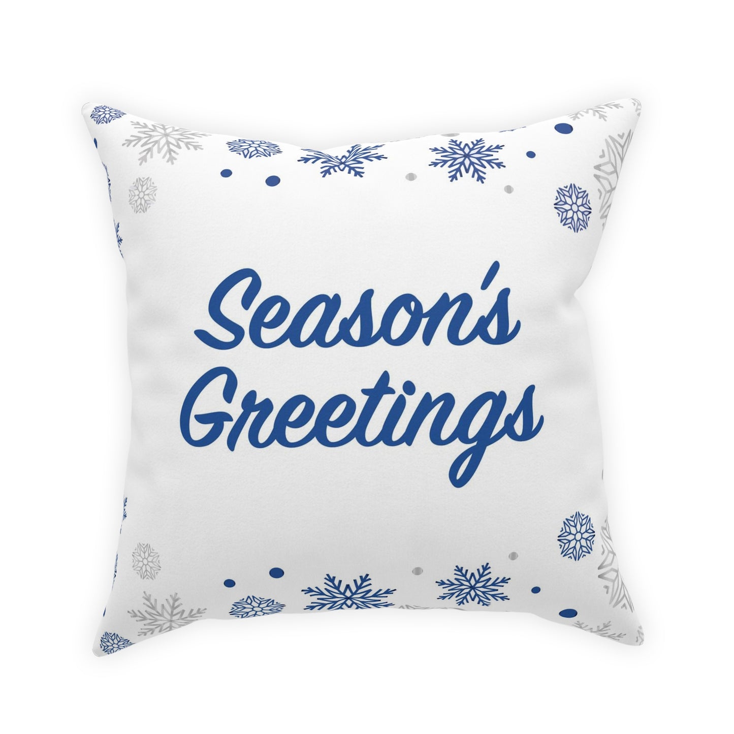 Hoilday Broadcloth Pillow, White