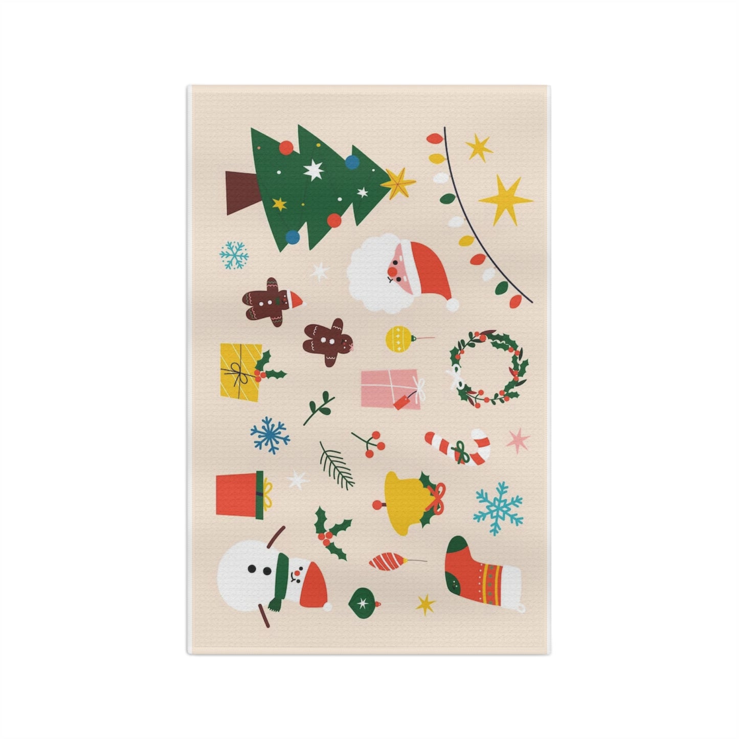 Christmas Soft Micro-Polyester Kitchen Tea Towel