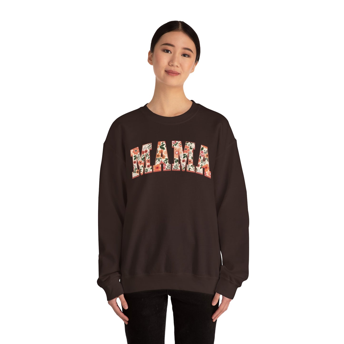 Mama Floral Crewneck Sweatshirt – Cozy Mother’s Day Pullover