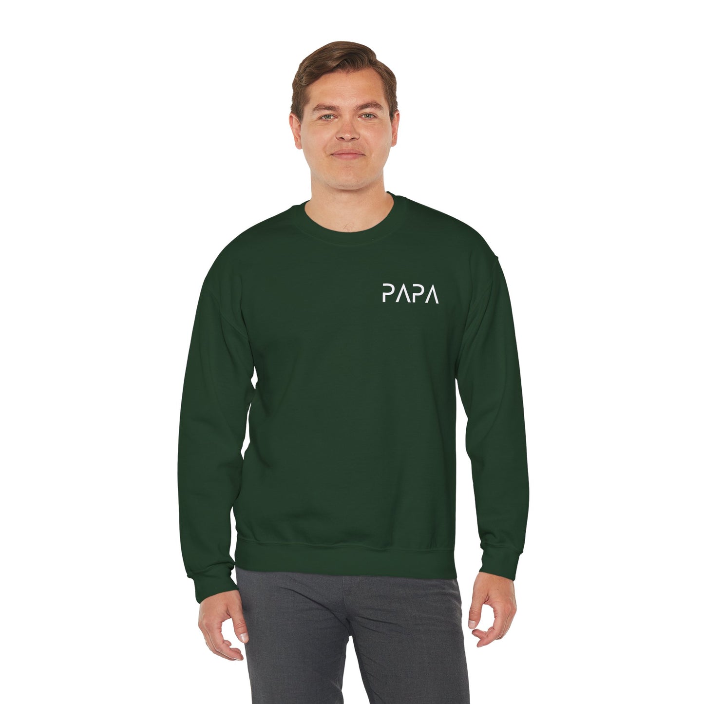 Papa Crewneck Sweatshirt – Cozy Dad Pullover