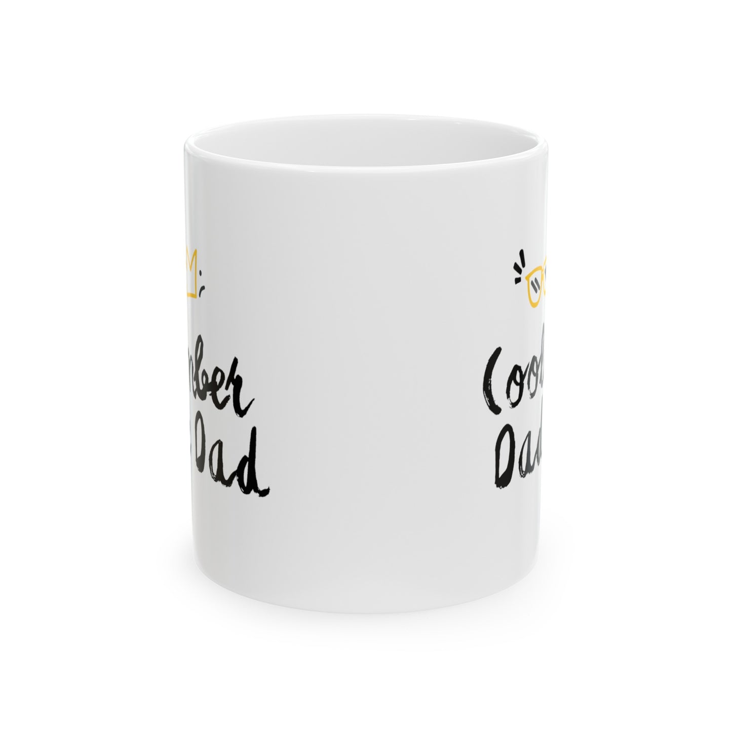 Number One Dad Printed Ceramic Mug, (11oz, 15oz)