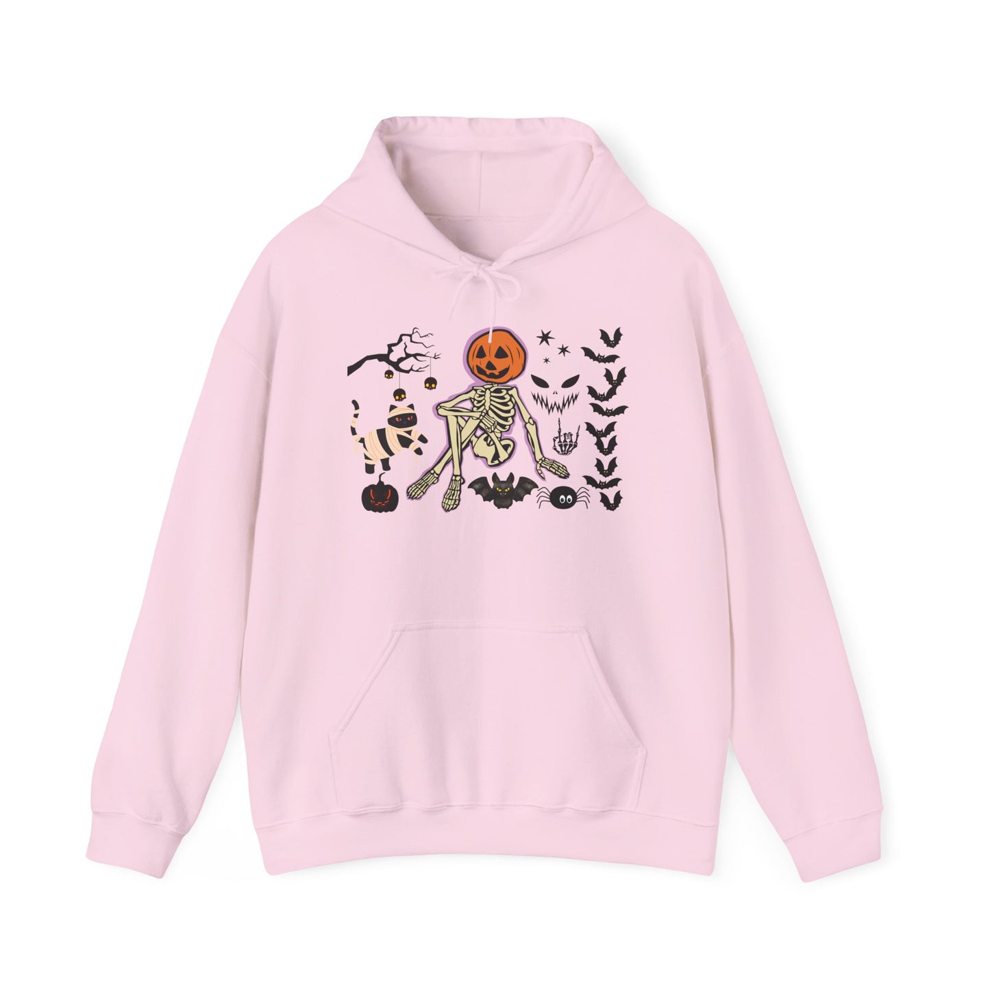 Pumpkin Skeleton Halloween Hoodie – Cute & Creepy Fall Sweatshirt