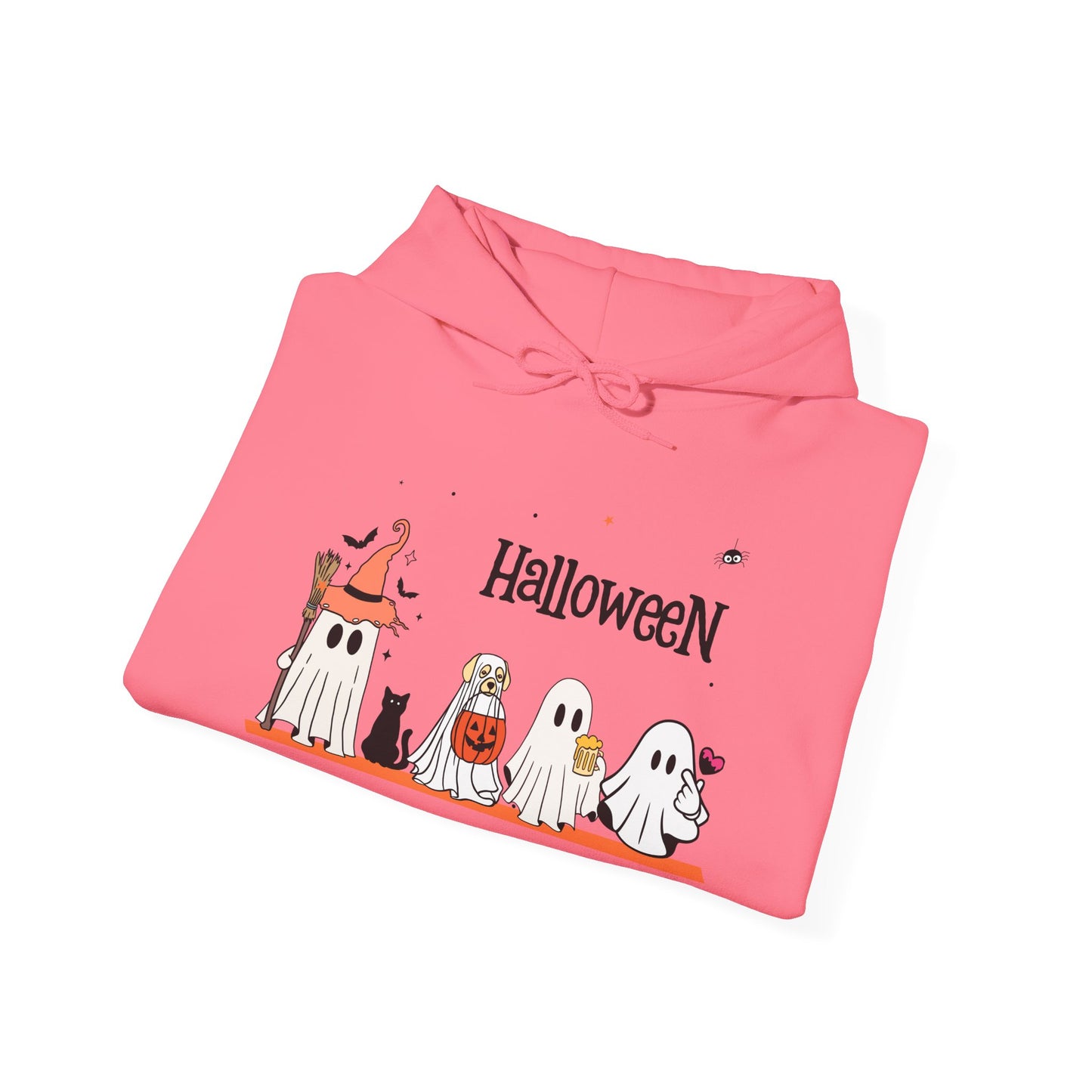 Costumed Cuties” Halloween Hoodie – Ghost Squad in Trick-or-Treat Mode