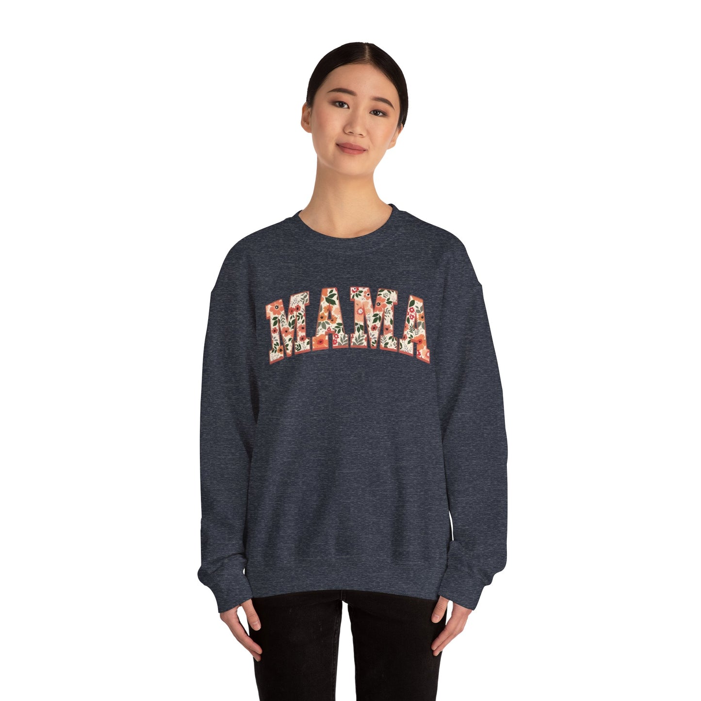 Mama Floral Crewneck Sweatshirt – Cozy Mother’s Day Pullover