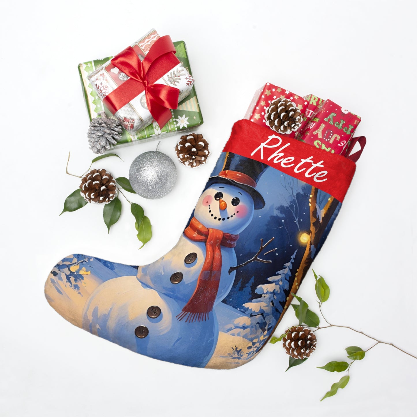 Family Christmas Stocking with Custom Name ā Fun Holiday Tradition
