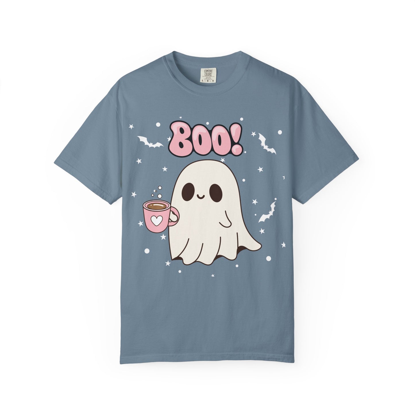 BOO Ghost Tee - Unisex Garment-Dyed T-shirt