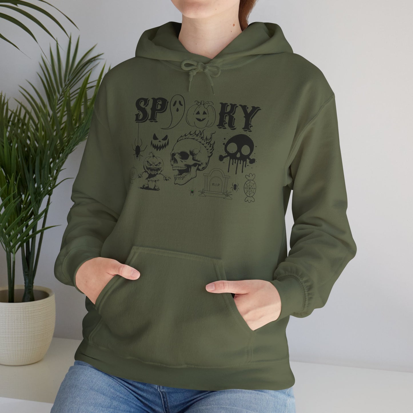 Spooky Graphic Hoodie – Fun Halloween Sweatshirt