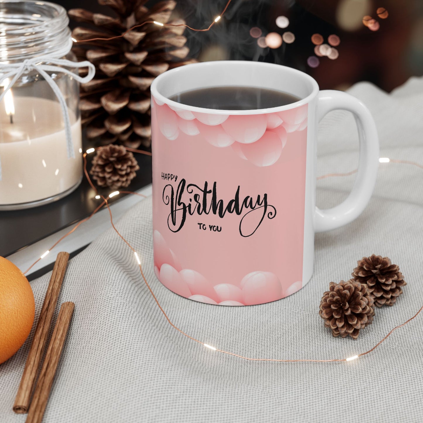 11oz, Birthday Ceramic mugs, Birthday Gift for Her