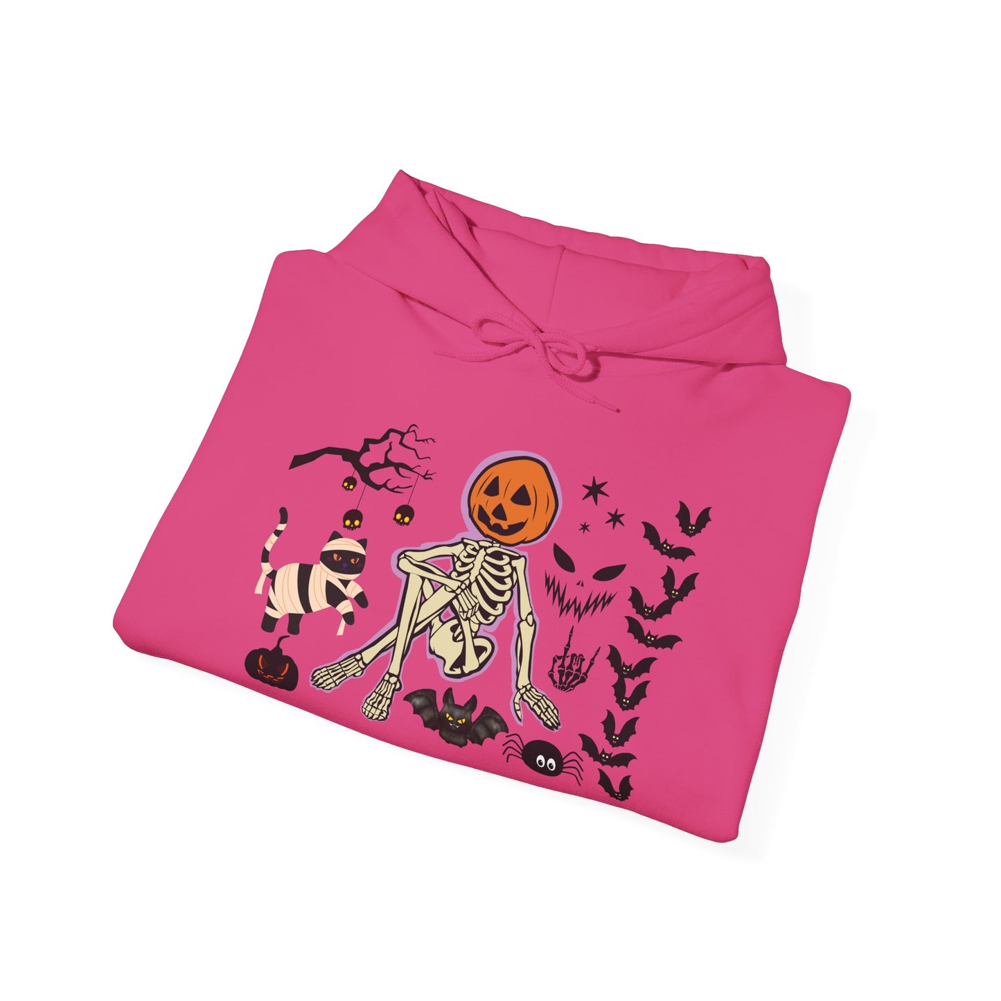 Pumpkin Skeleton Halloween Hoodie – Cute & Creepy Fall Sweatshirt
