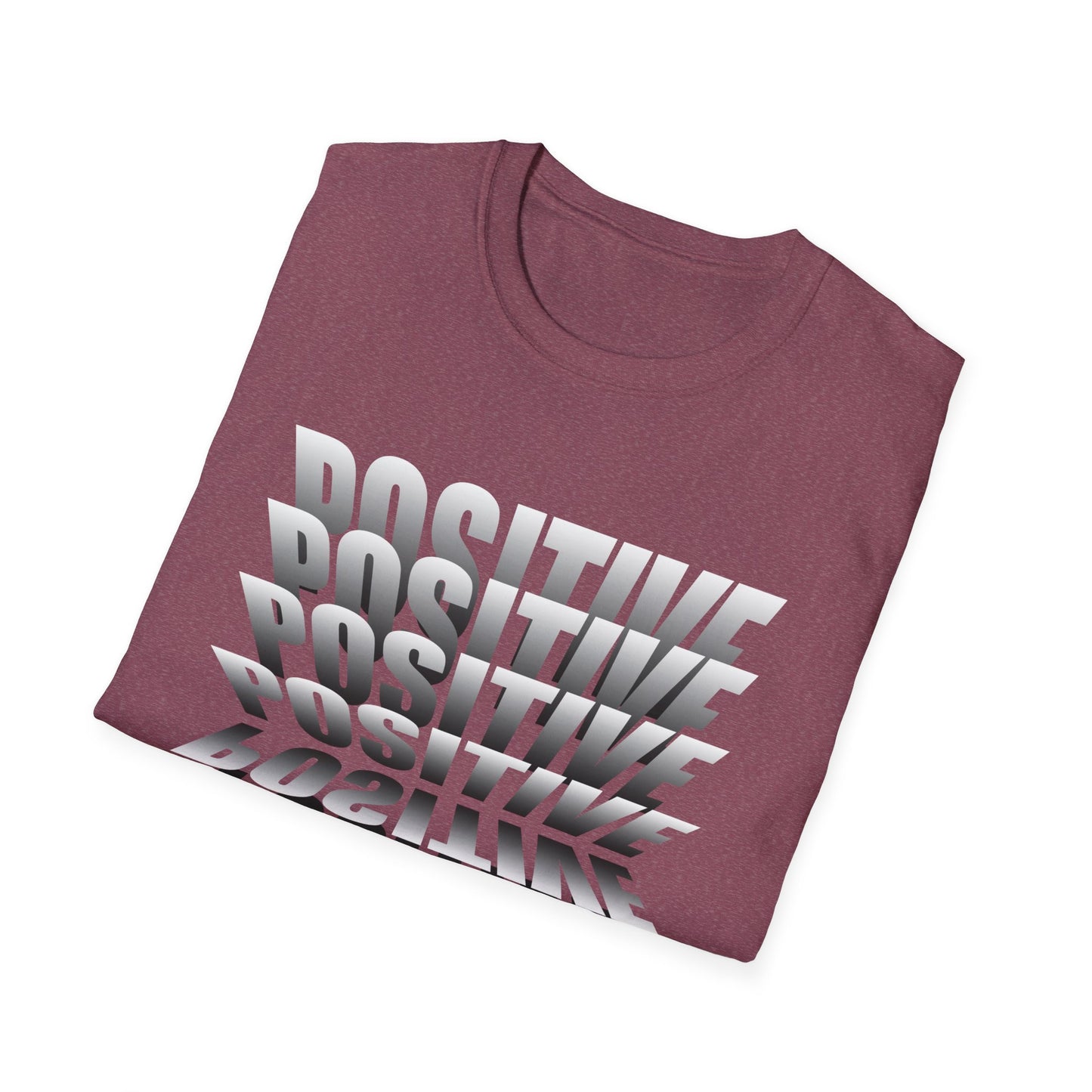 Positive Attitude Tshirt for Girl, Two Side Printed Tshirt for Her, Inspirational Tshirt for Her, Birthday Gift for Her