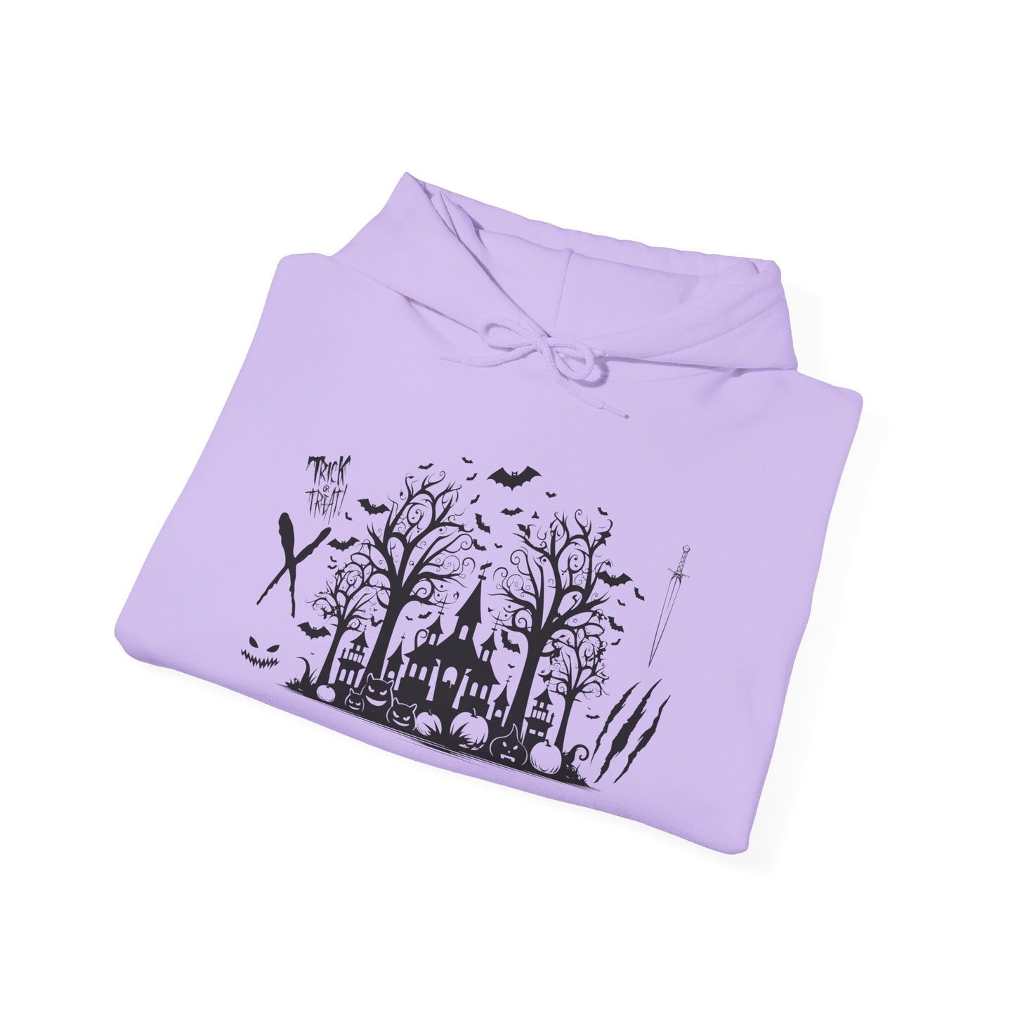 Halloween Hoodie - Creepy Graphic Sweatshirt
