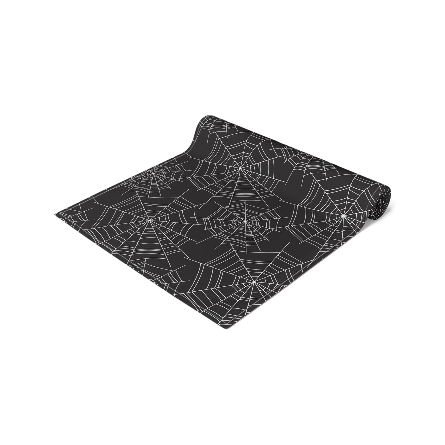 Halloween Spiderweb Table Runner – Gothic Party & Fall Table Decor