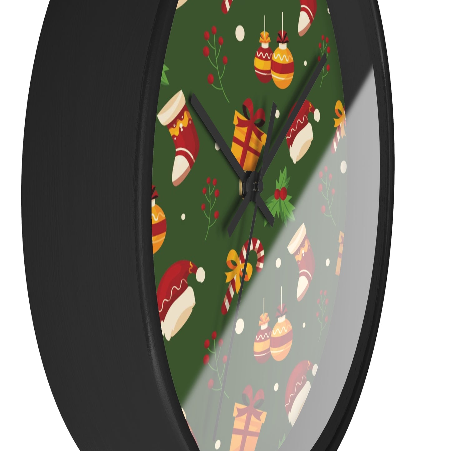 Dark Green Wall Clock