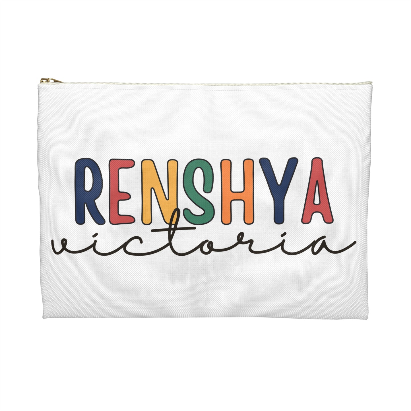 Birthday Gift for kids, Custom Name Pencil Case ,Canvas Birthday Pouch, Children & Preschool Accessories, Zipper Pouch