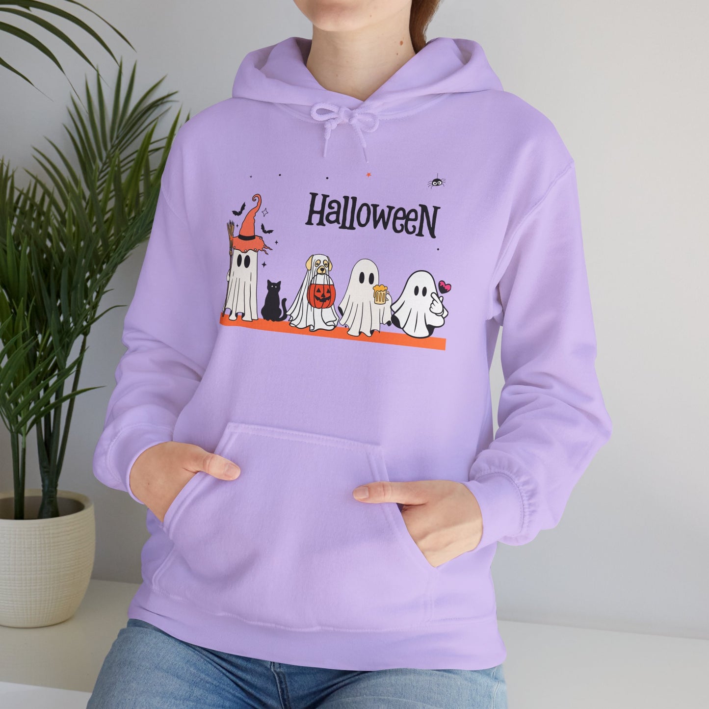 Costumed Cuties” Halloween Hoodie – Ghost Squad in Trick-or-Treat Mode