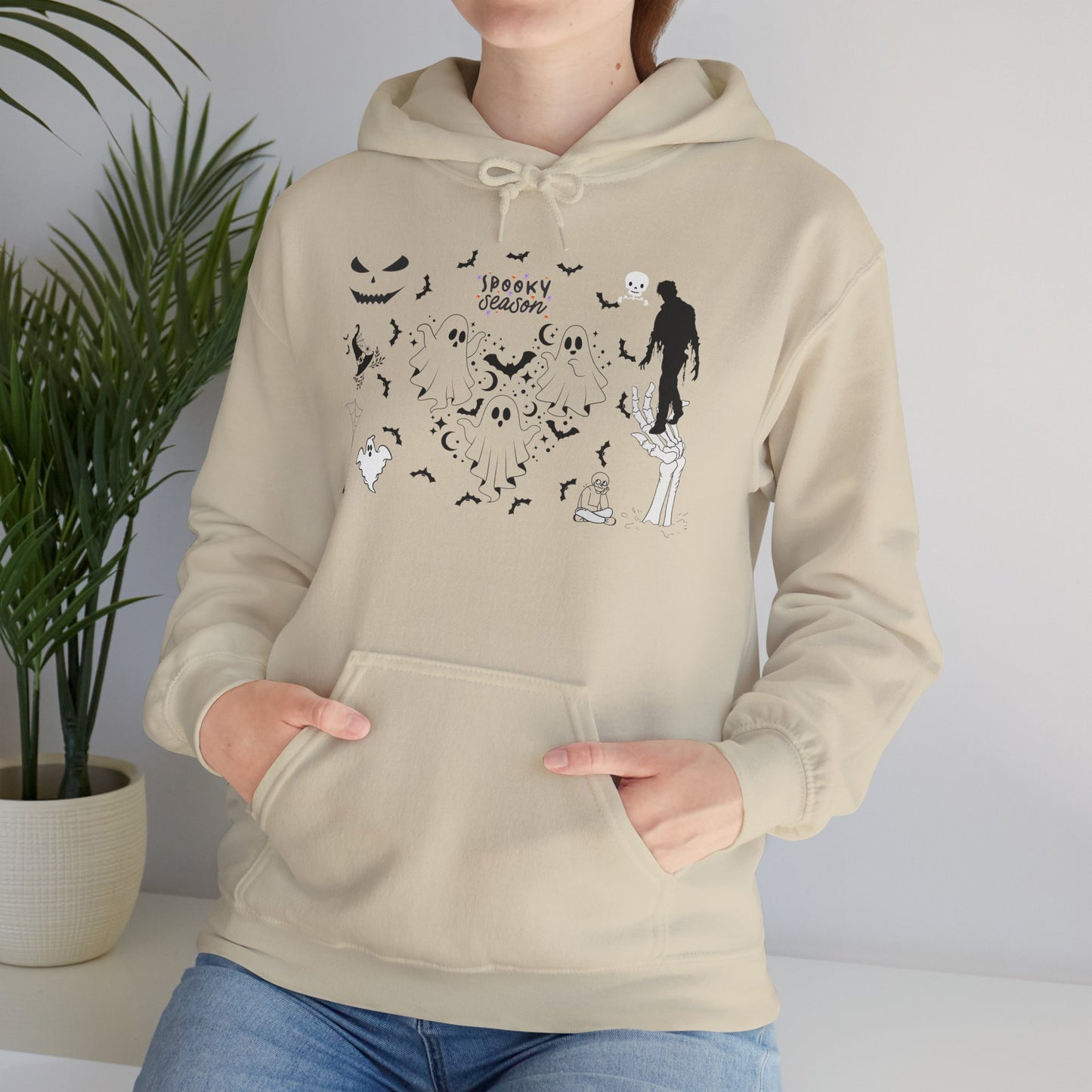 Halloween Hoodie - Scary Night Creepy Graphic Sweatshirt