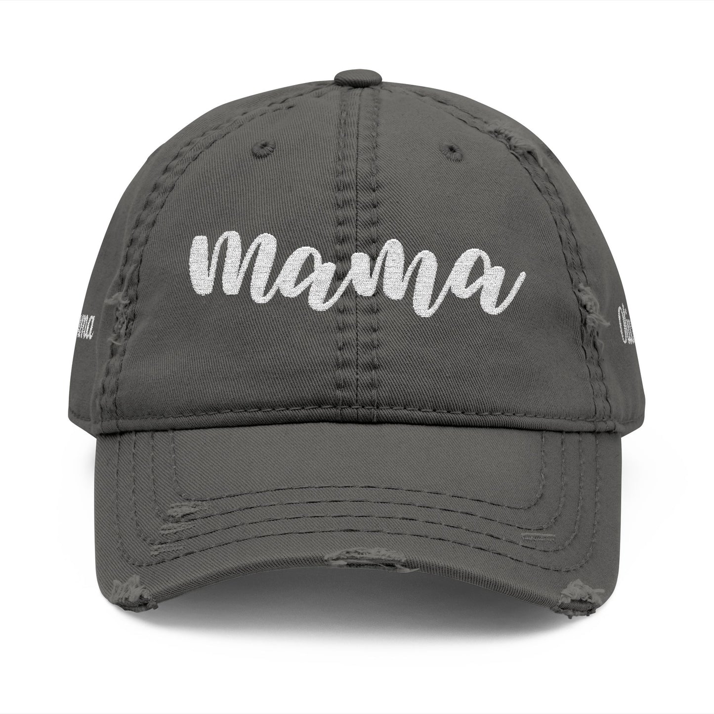 Personalized Embroidered 'Mama' Cap – Custom Distressed Hat for Mother’s Day or Birthday | Thoughtful Gift for Mom