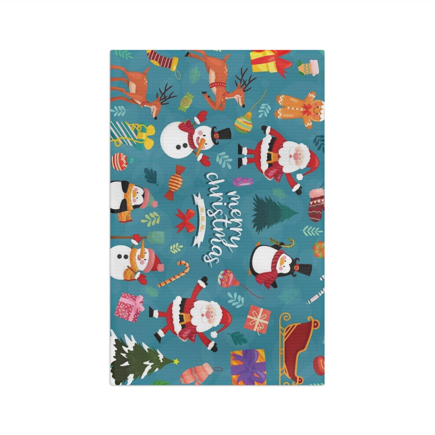 Christmas Soft Kitchen Tea Towel – Durable Microfiber Holiday Dish Cloth