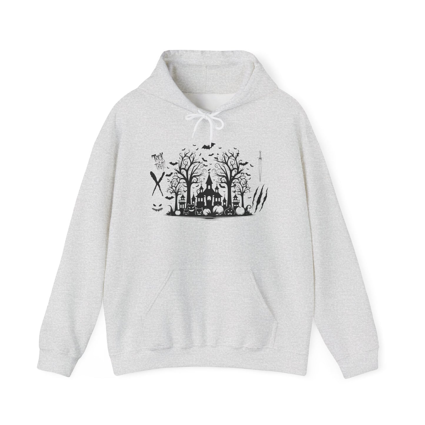 Halloween Hoodie - Creepy Graphic Sweatshirt