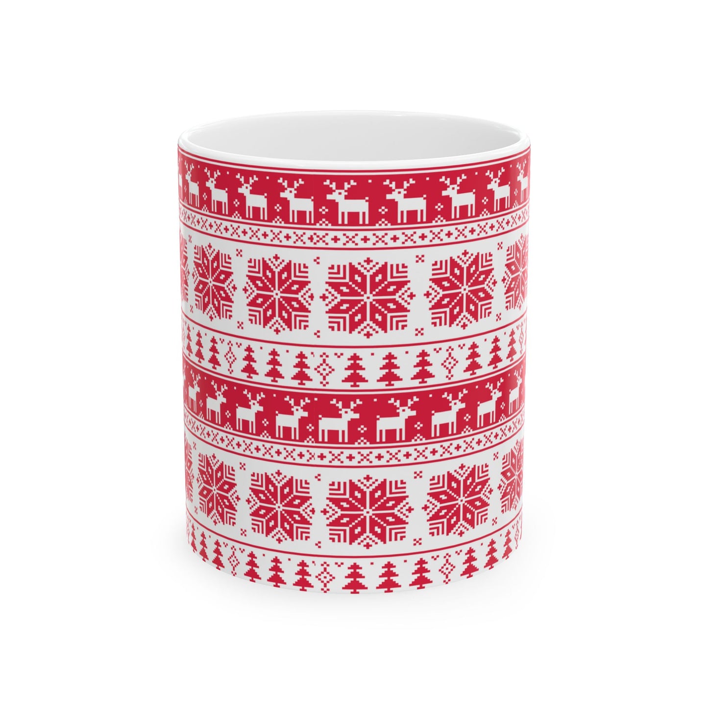 Christmas Ceramic Mug 11oz – Festive Holiday Coffee Cup