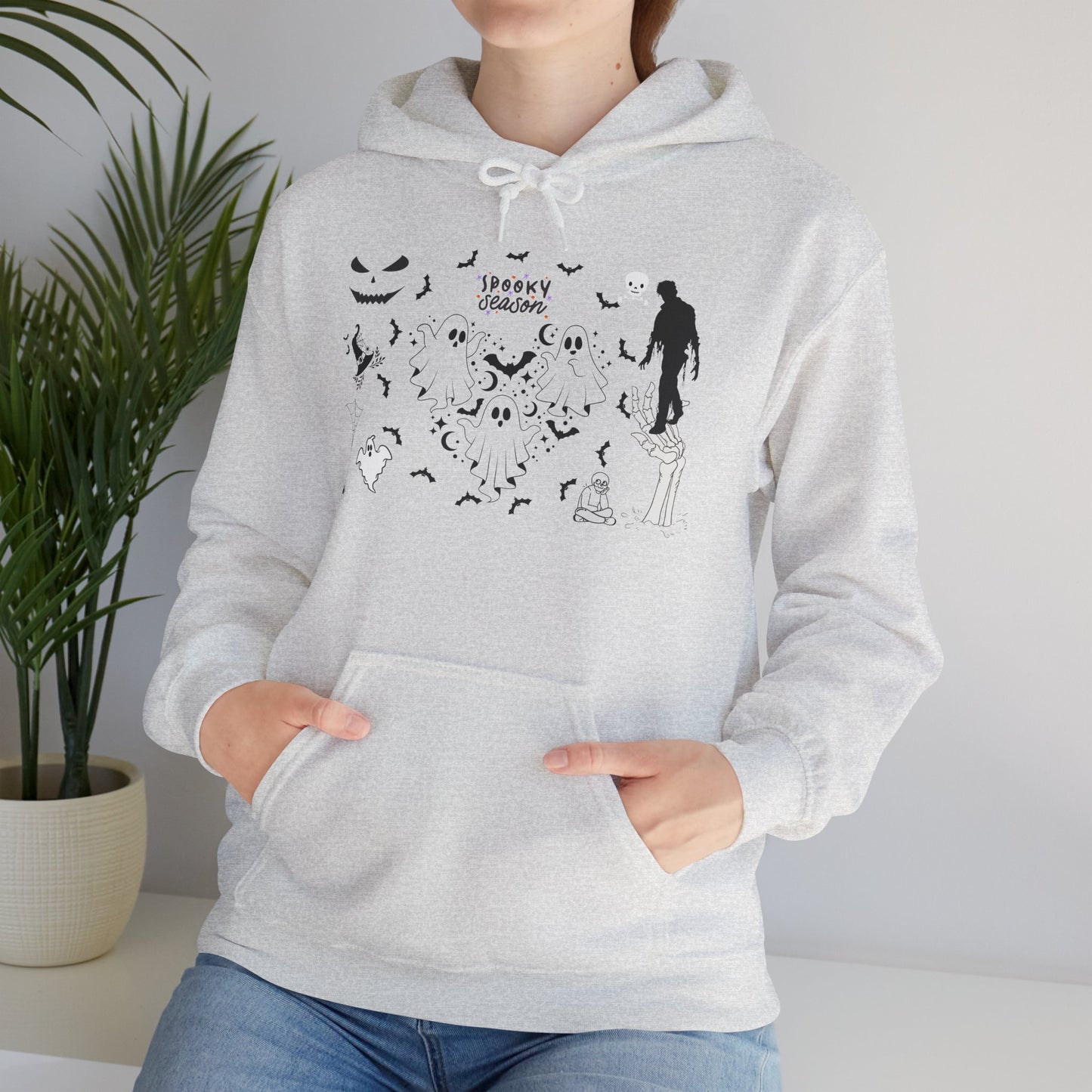 Halloween Hoodie - Scary Night Creepy Graphic Sweatshirt