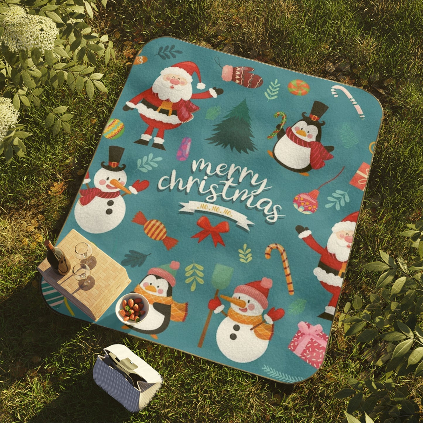 Christmas Picnic Blanket