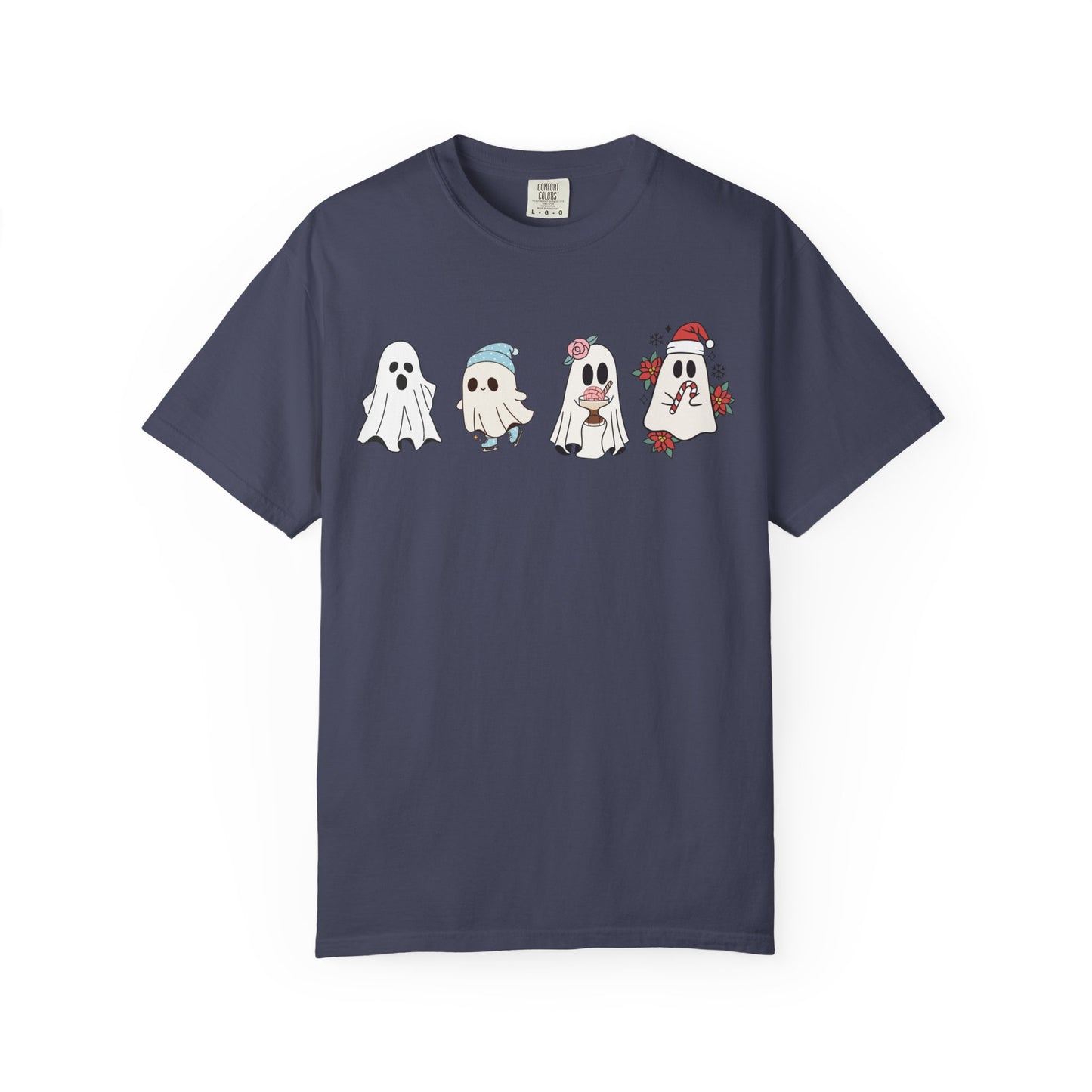 Halloween Ghost Comfort Colors Shirt, Spooky Season Tee, Halloween Cute Women Outfit, Halloween Gift, Halloween Ghost Tshirt