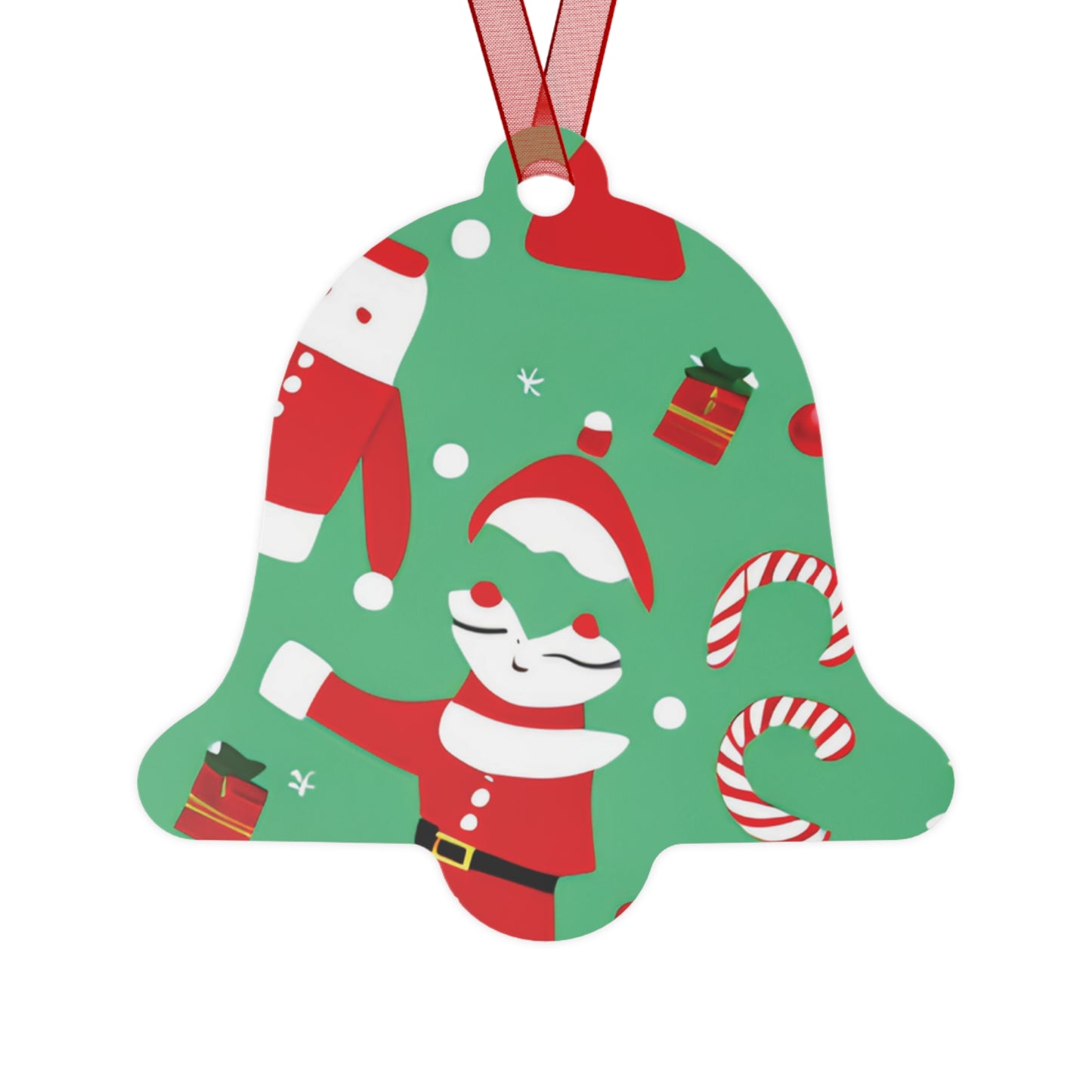 Durable Christmas Metal Ornaments – Bell, Tree, Round & Oval Shapes