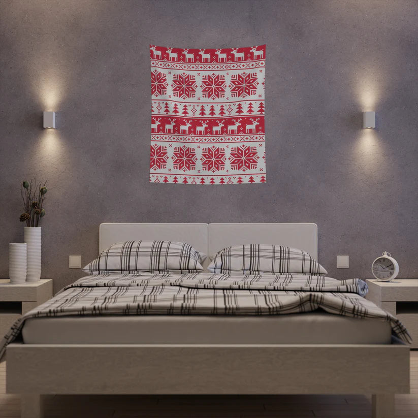 Christmas Printed Wall Tapestry