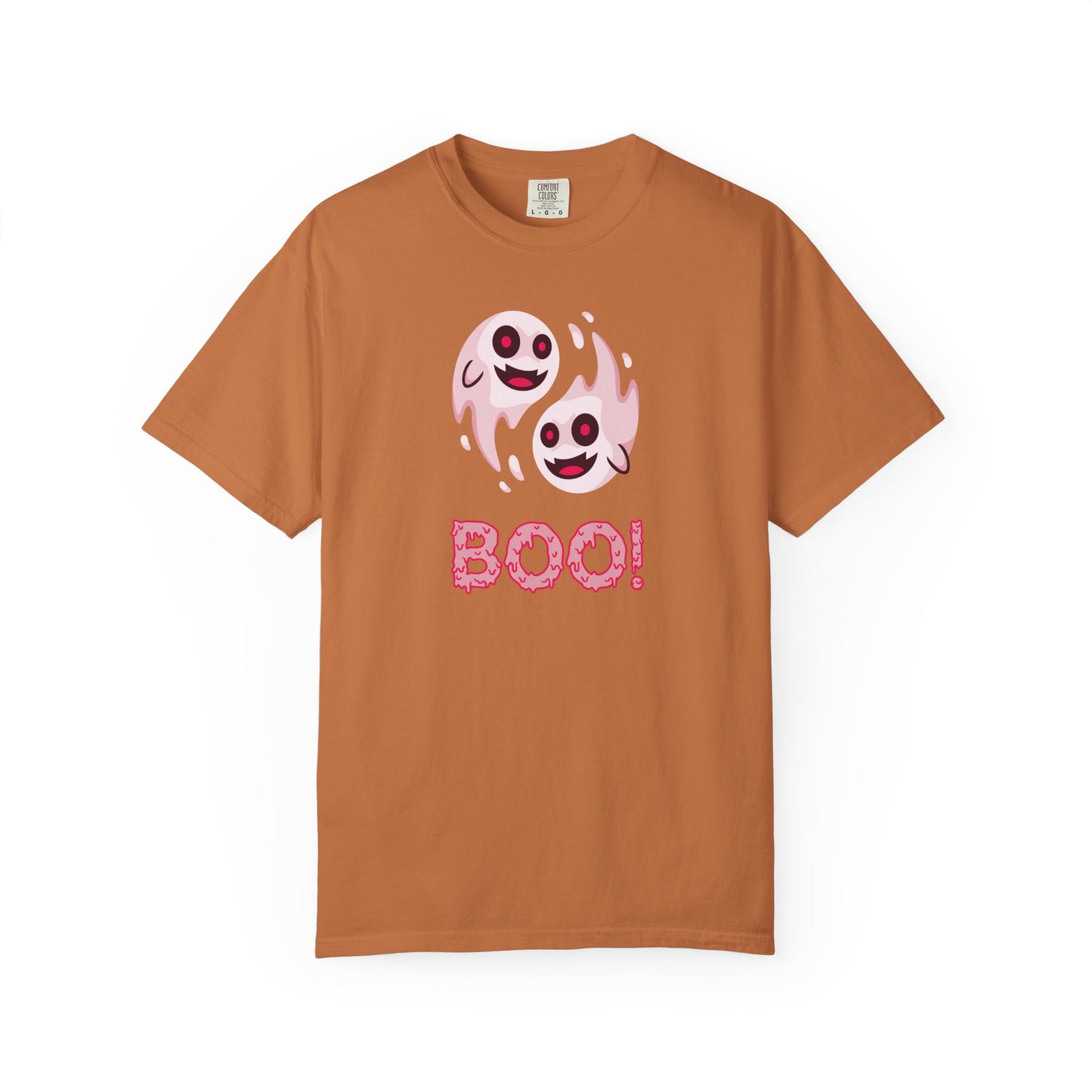 BOO! Double Ghost Tee – Pink Eyed Fright Delight tshirt