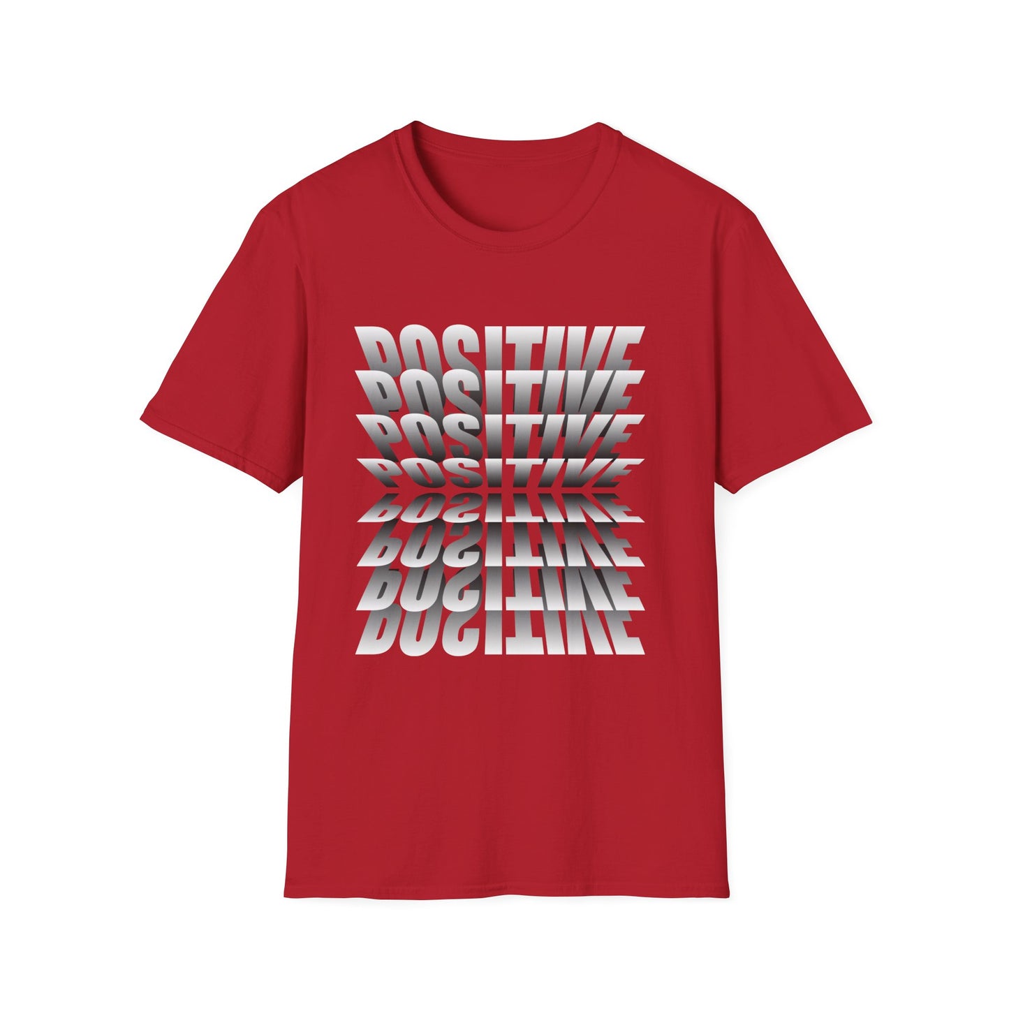 Positive Attitude Tshirt for Girl, Two Side Printed Tshirt for Her, Inspirational Tshirt for Her, Birthday Gift for Her