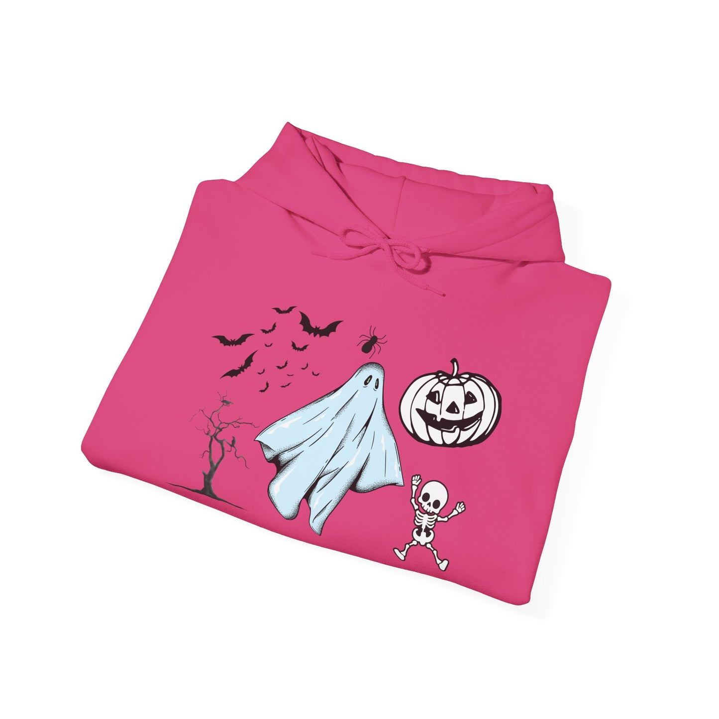 Cartoon Ghost Halloween Hoodie – Fun & Cozy Spooky Sweatshirt for Fall
