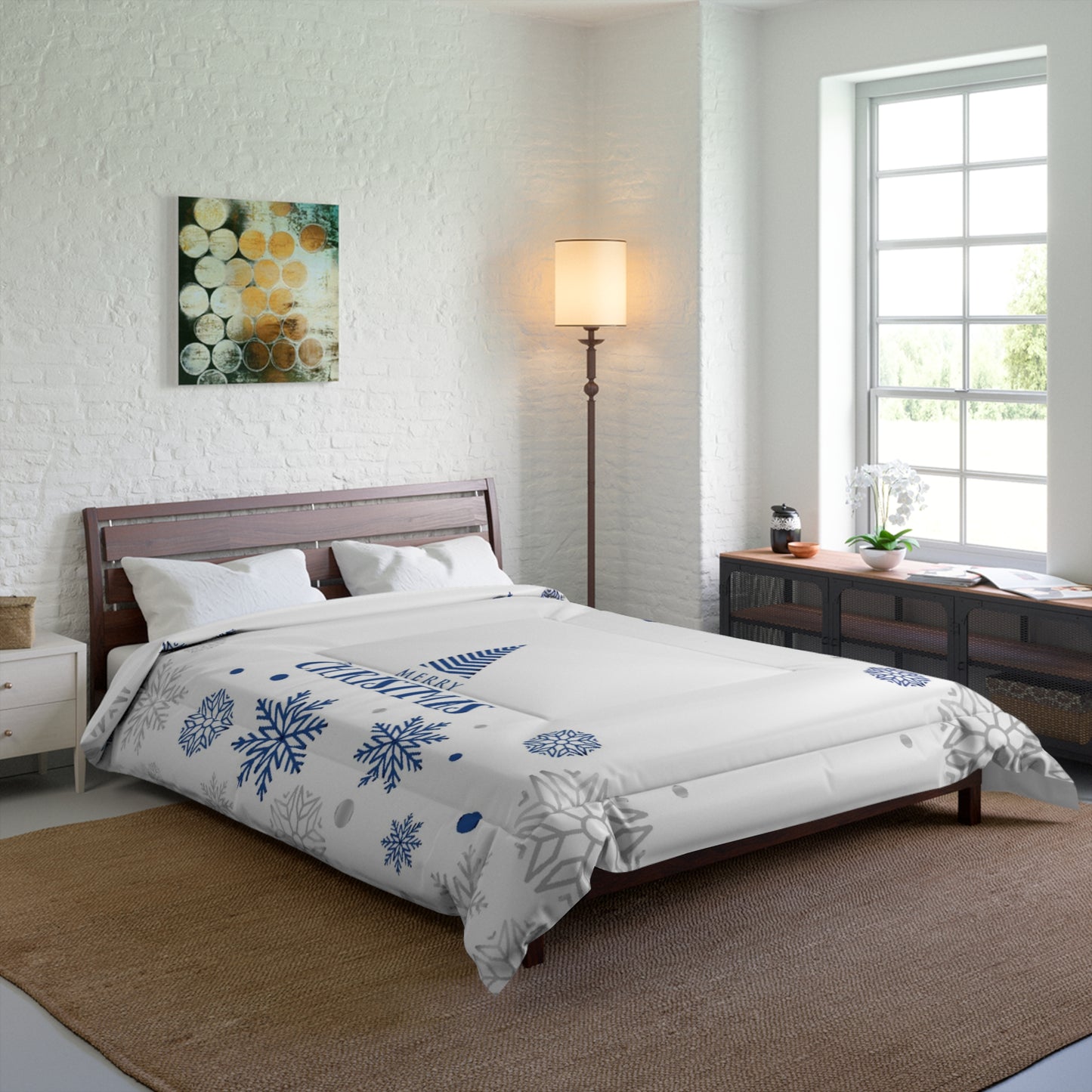White Christmas Comforter