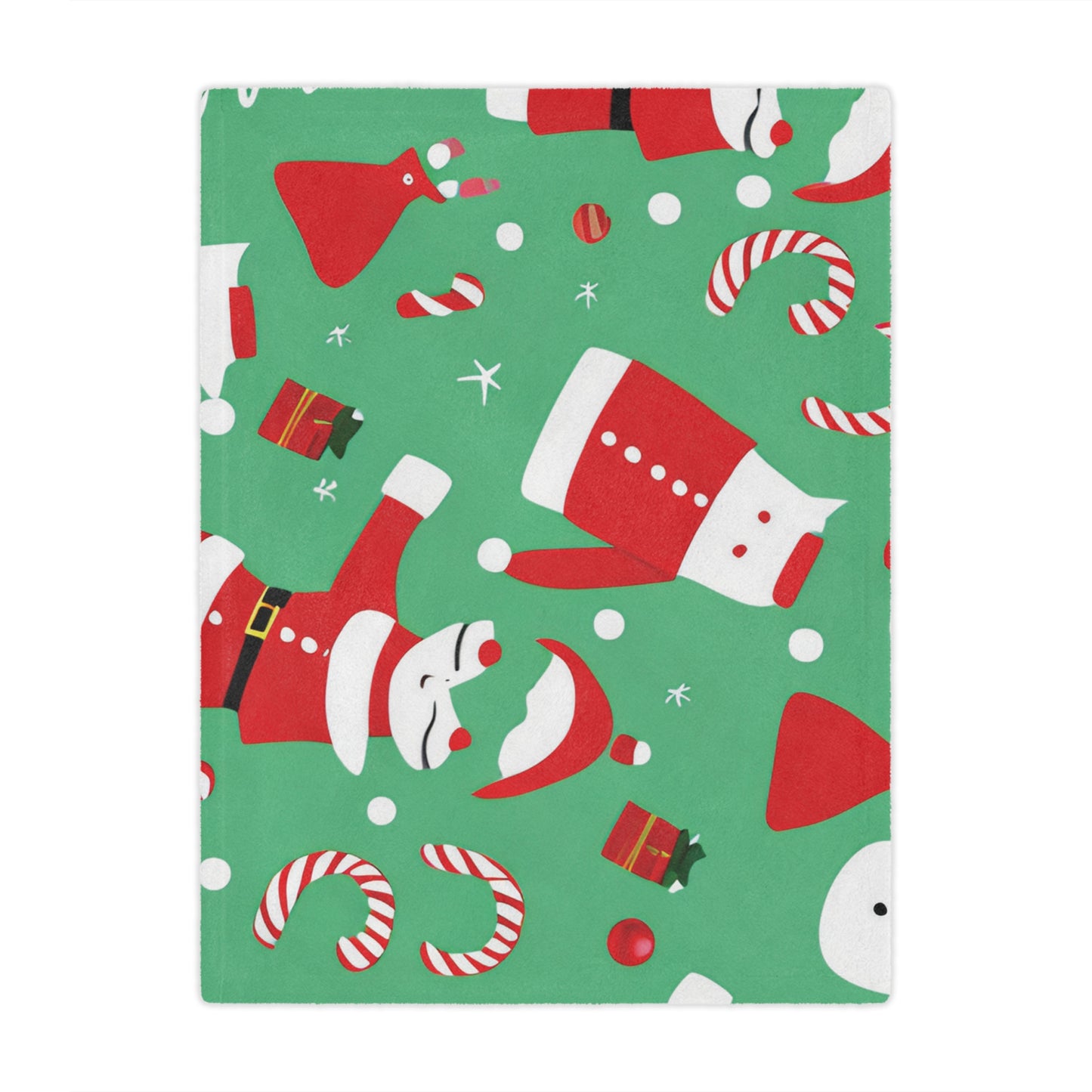 Ultra-Soft Christmas Micro-Fleece Minky Blanket – Cozy Holiday Throw