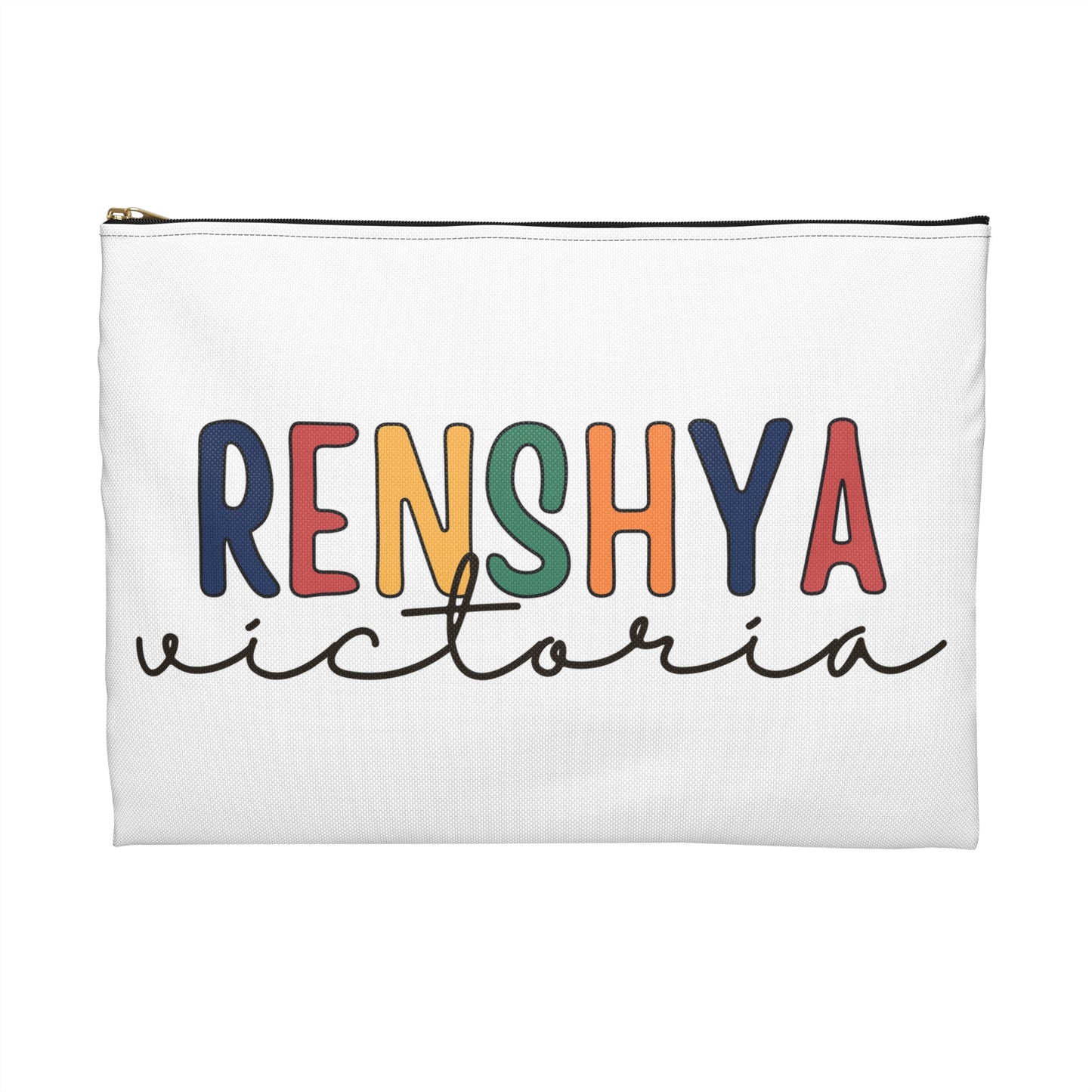 Birthday Gift for kids, Custom Name Pencil Case ,Canvas Birthday Pouch, Children & Preschool Accessories, Zipper Pouch