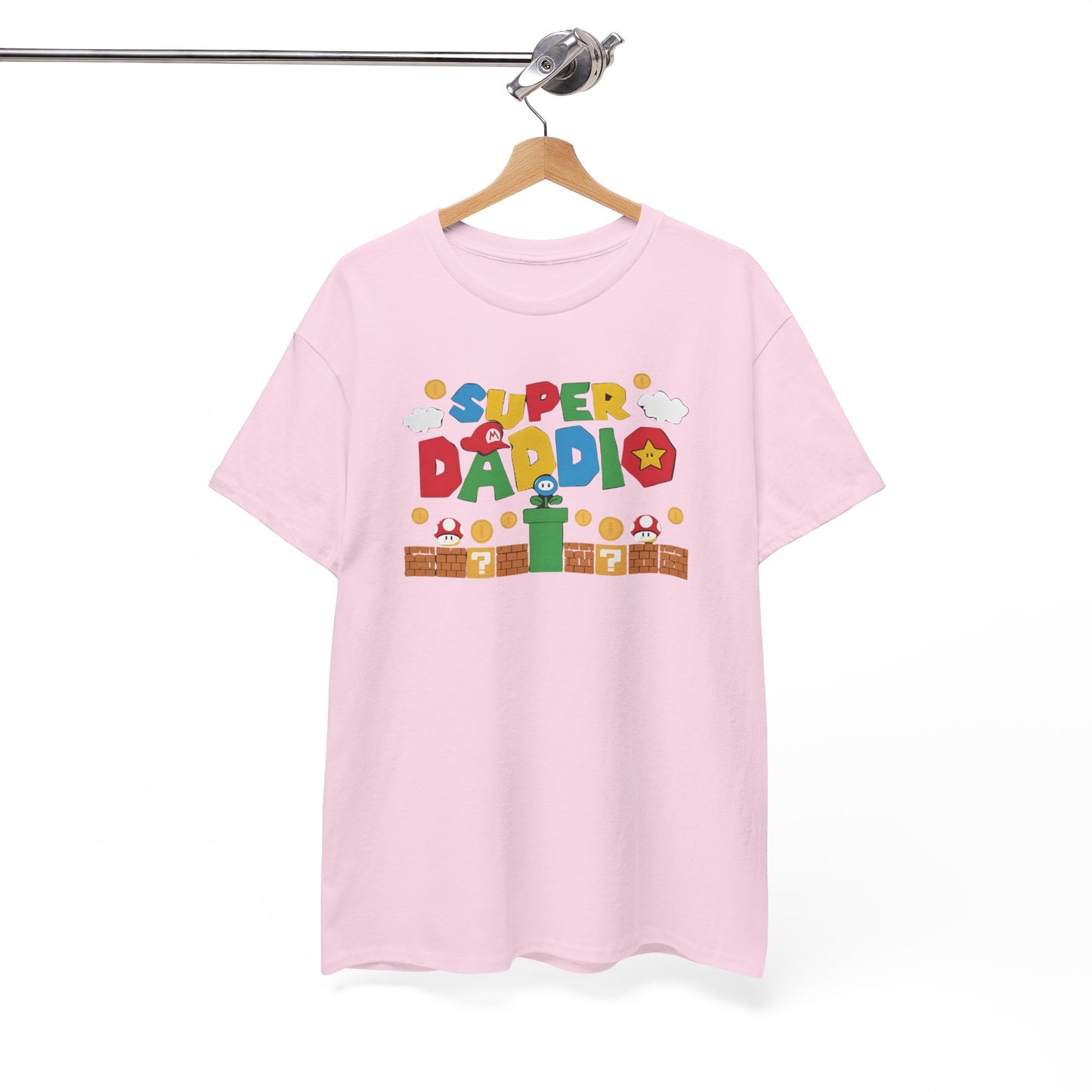 Super Daddio T-Shirt – Funny Retro Gaming Dad Shirt, Father’s Day Gift Tee