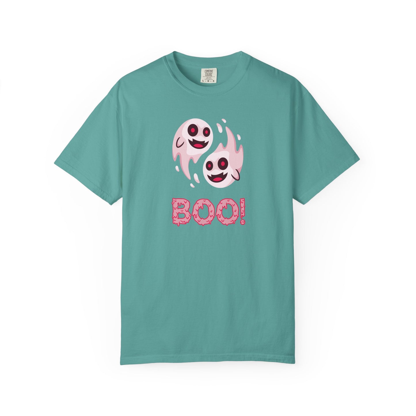 BOO! Double Ghost Tee – Pink Eyed Fright Delight tshirt