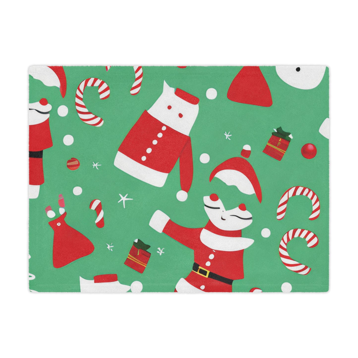 Ultra-Soft Christmas Micro-Fleece Minky Blanket – Cozy Holiday Throw