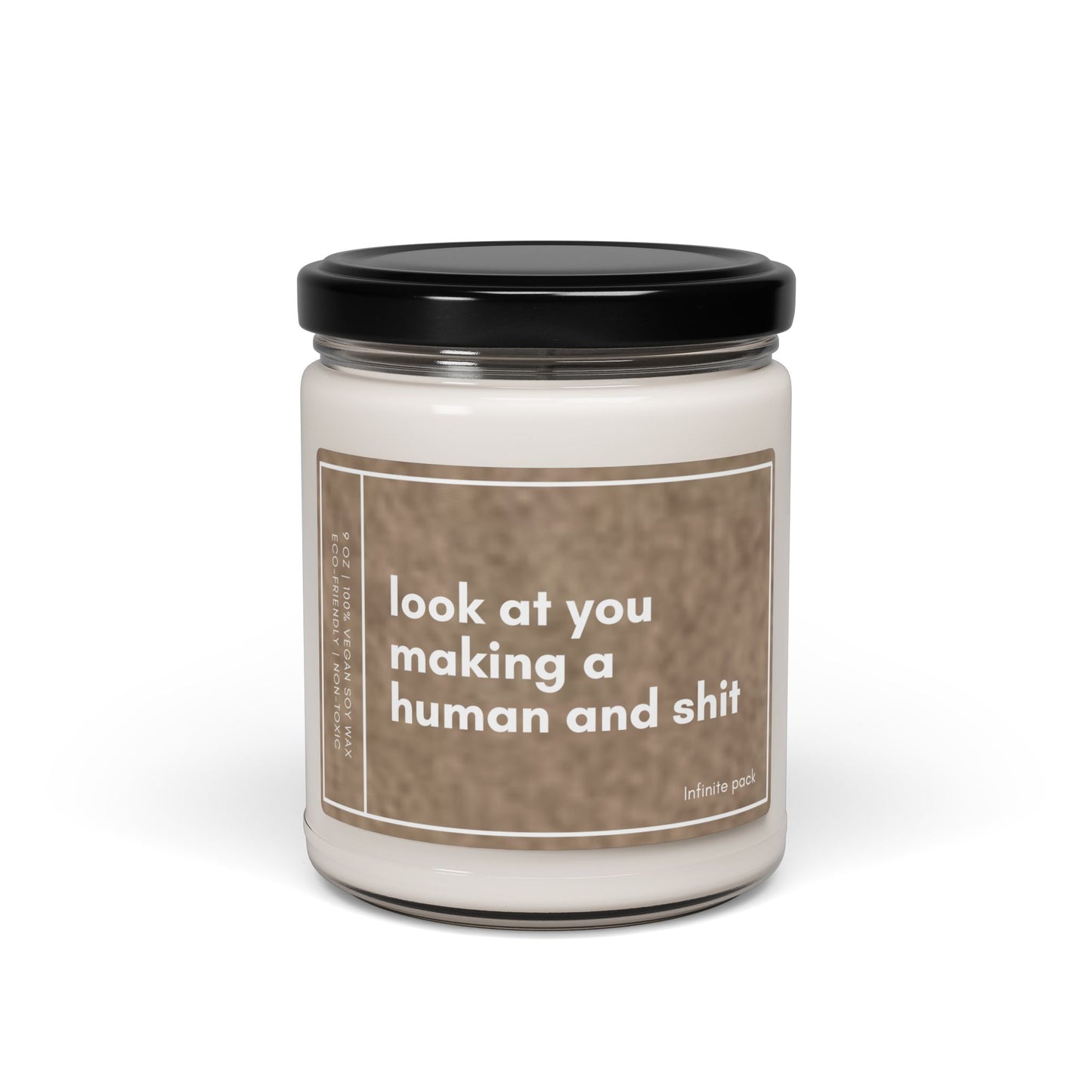 Scented Soy Candle “Look at You Making a Human” 9oz