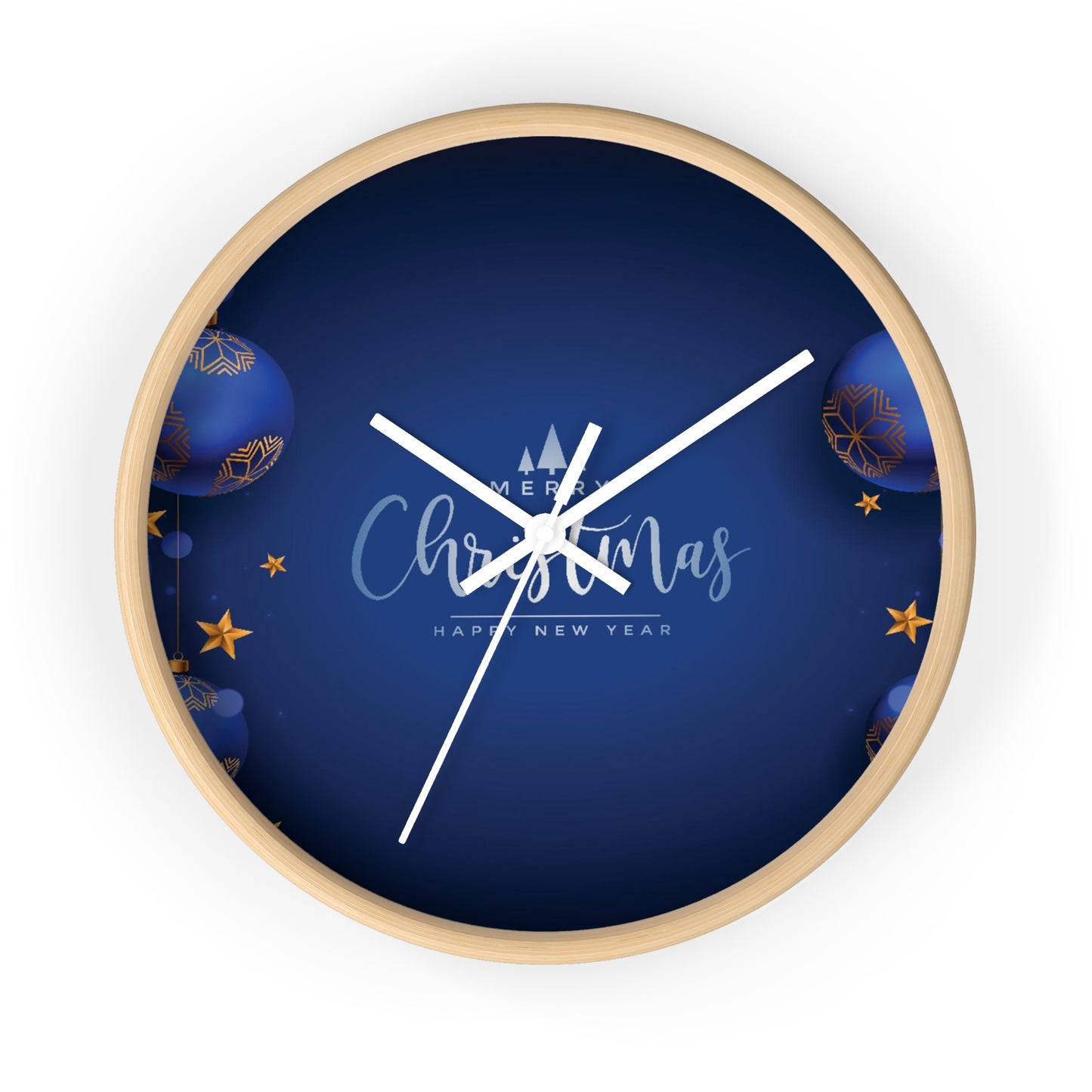 Dark Blue Wall Clock