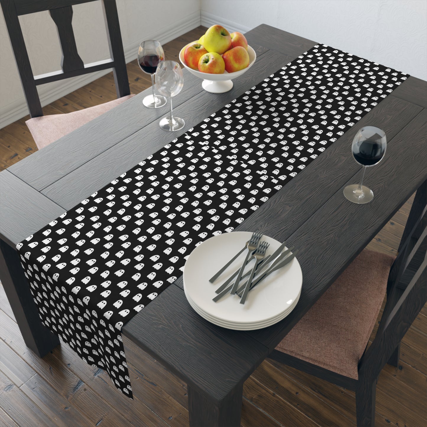 Halloween Ghost Table Runner – Spooky Cute Fall Table Decor