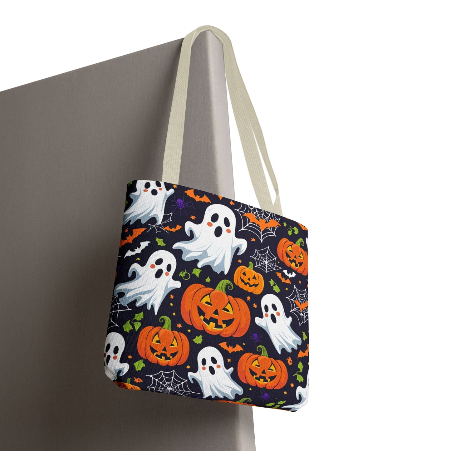 Halloween Tote Bag, Fun & Functional Ghost Design for Spooky Season Style