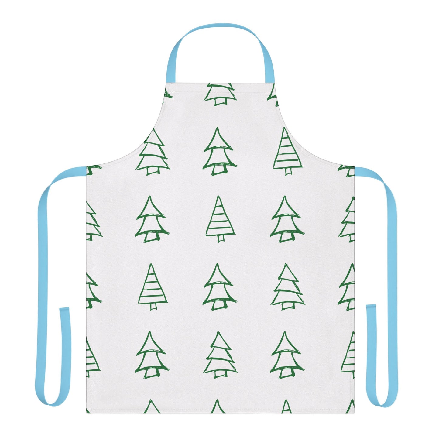 Festive Christmas Tree Apron – Perfect Gift for Holiday Baking
