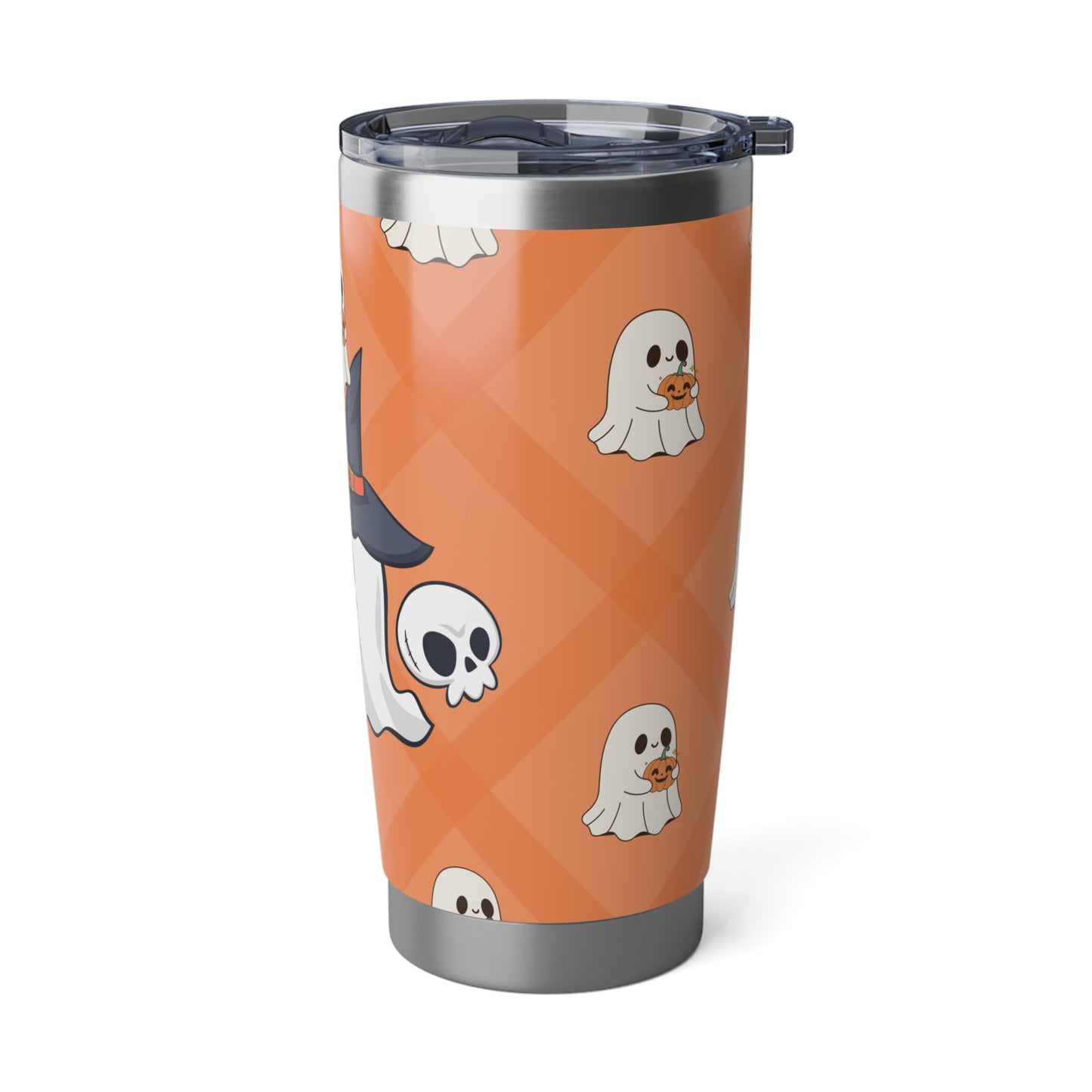 Halloween Ghost Boo 20oz Tumbler, Spooky Boo Stainless Steel Cup, Halloween Insulated Cup Gift, Funny Ghost Tumbler