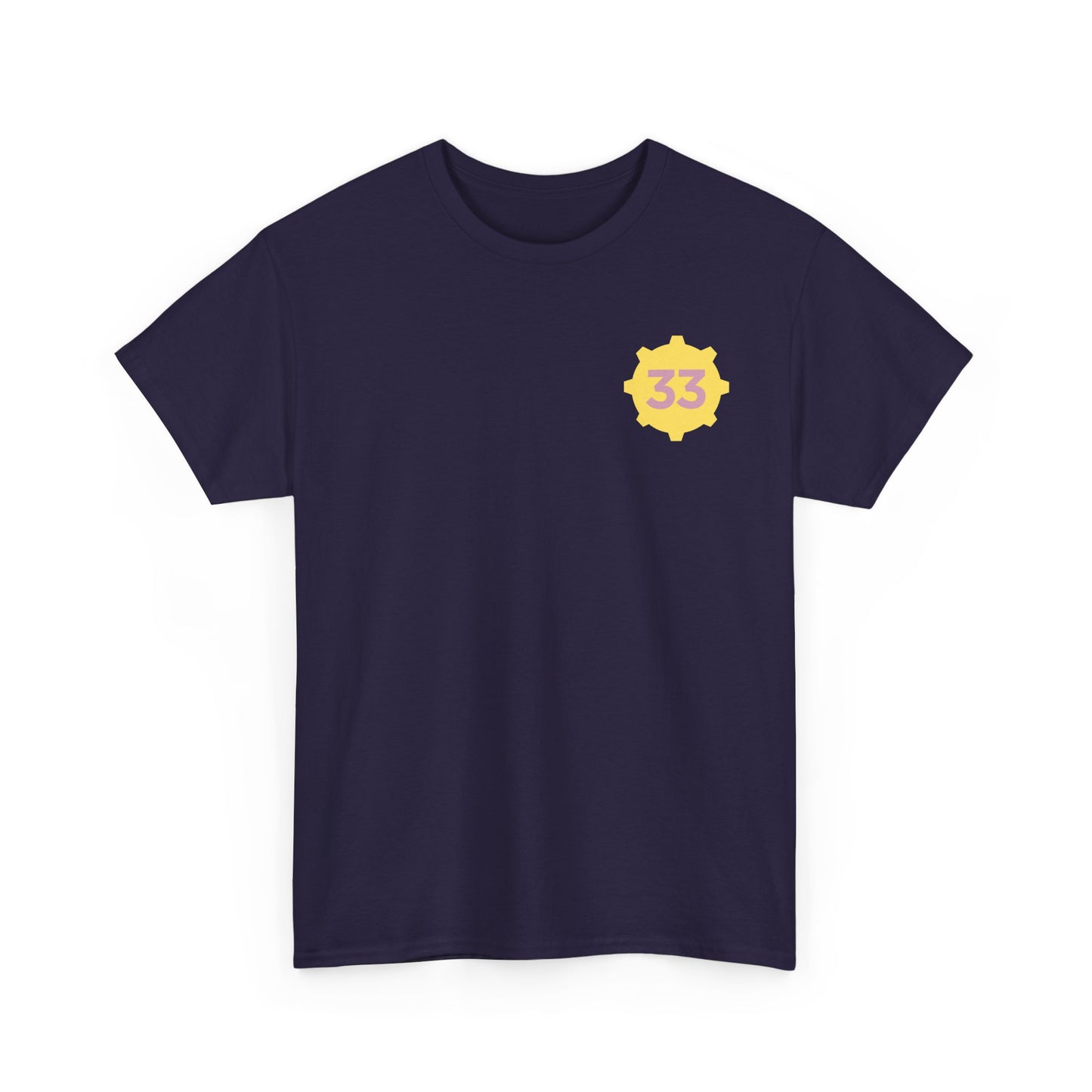 Black T-Shirt with Yellow Emblem Front & Number Back – Custom Team Sports Tee