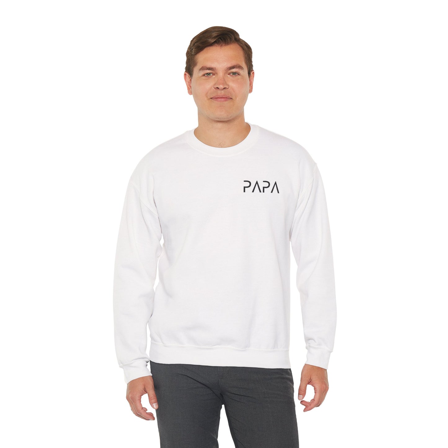 Papa Crewneck Sweatshirt – Cozy Dad Pullover