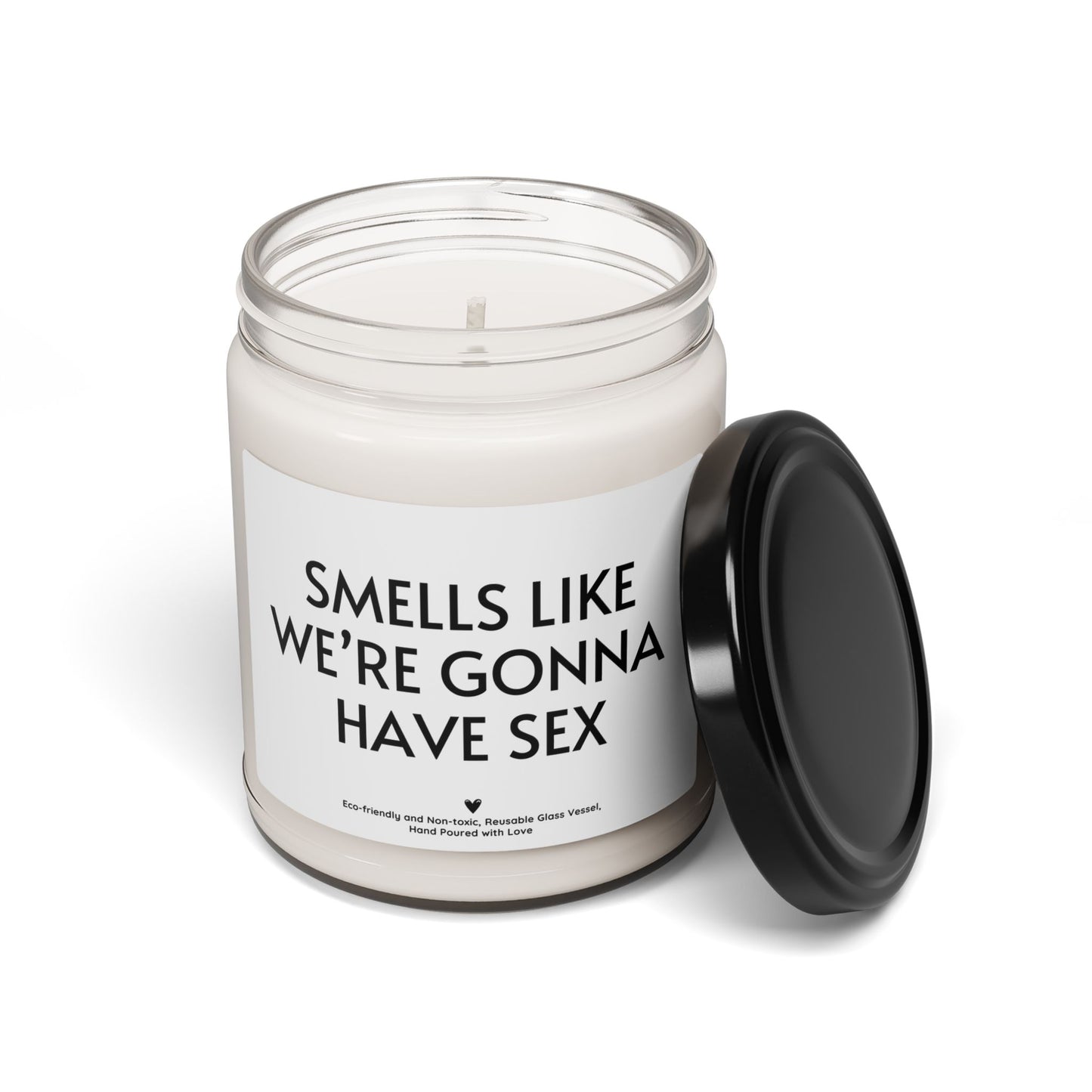 Funny Soy Candle – “Smells Like We’re Gonna Have Sex” Romantic Gift Candle for Couples, Valentine’s Day Candle 9oz