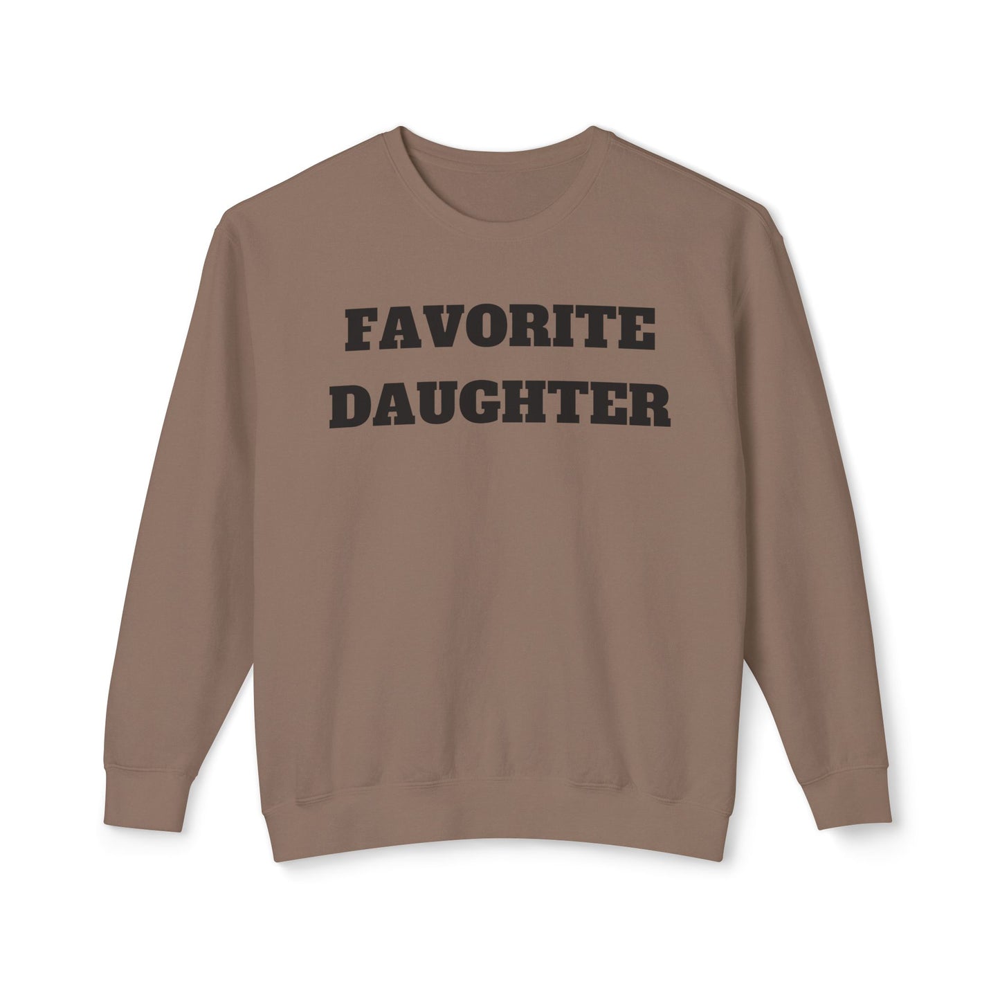 Favorite Daughter Text Graphic Crewneck Sweatshirt for Women