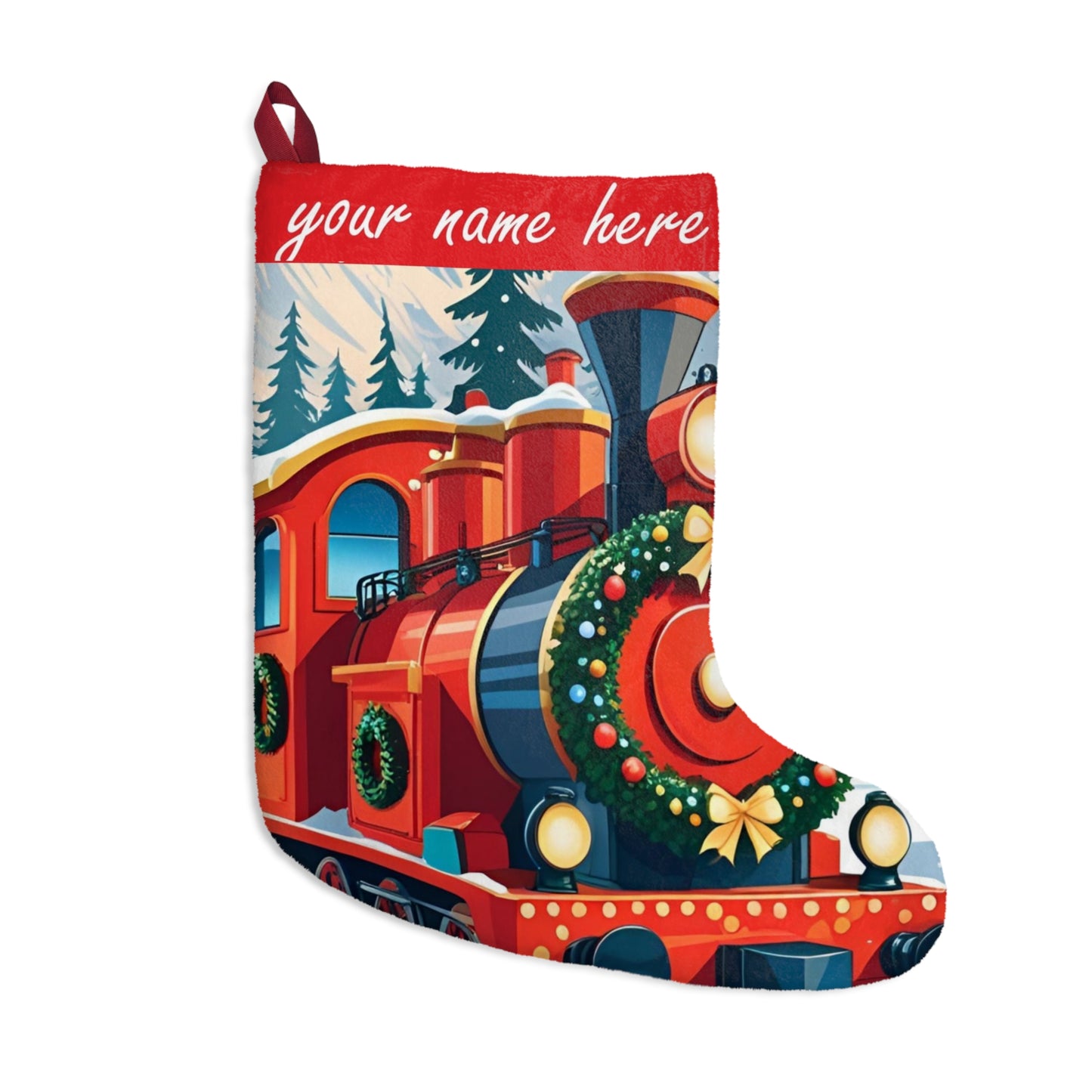 Custom Christmas Stocking for Kids or Adults – Personalized Holiday Gift