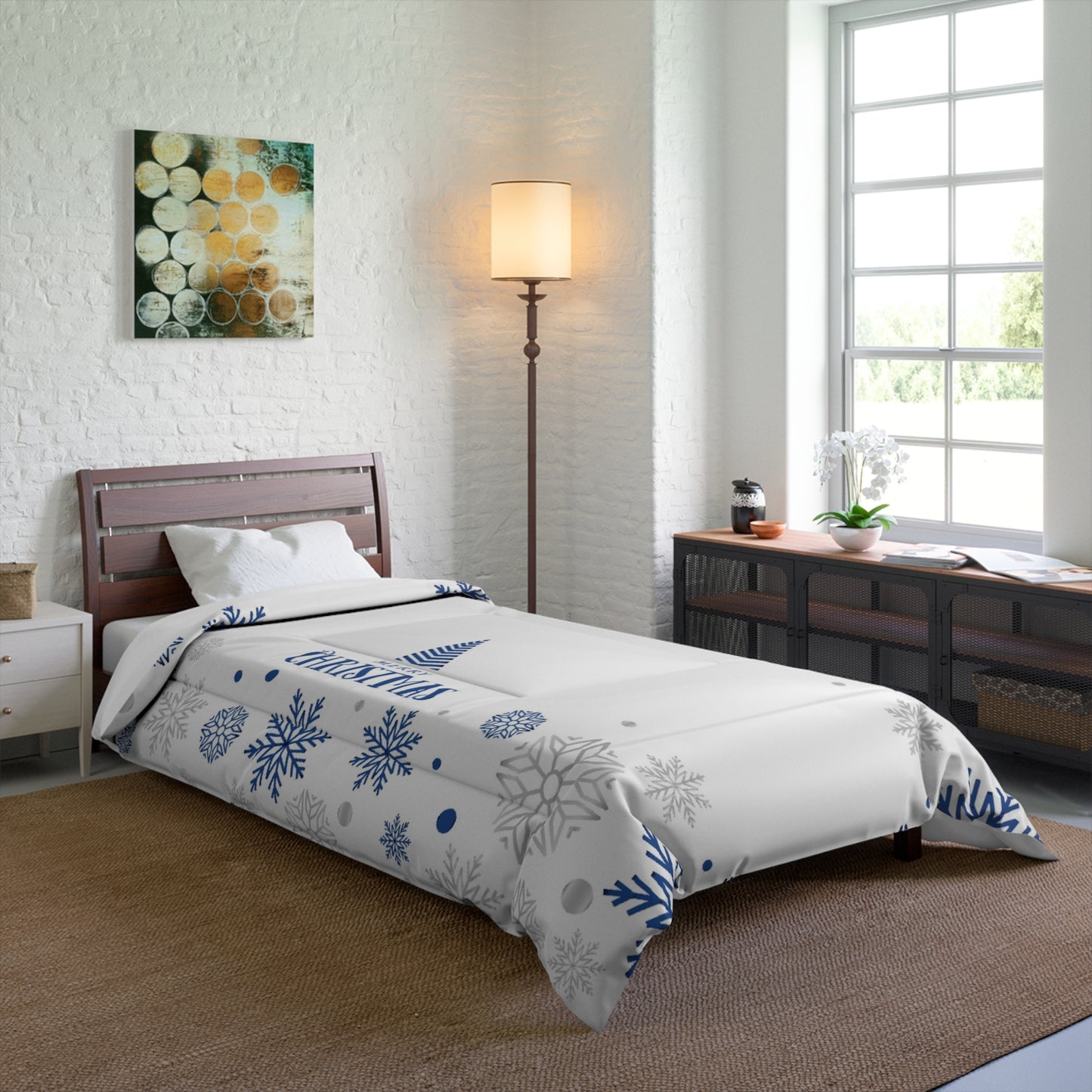 White Christmas Comforter